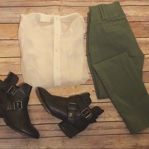 Candie’s Army Green Dress Pants